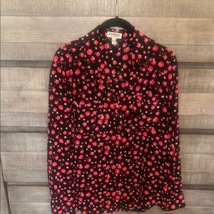 Express floral portifino blouse Medium